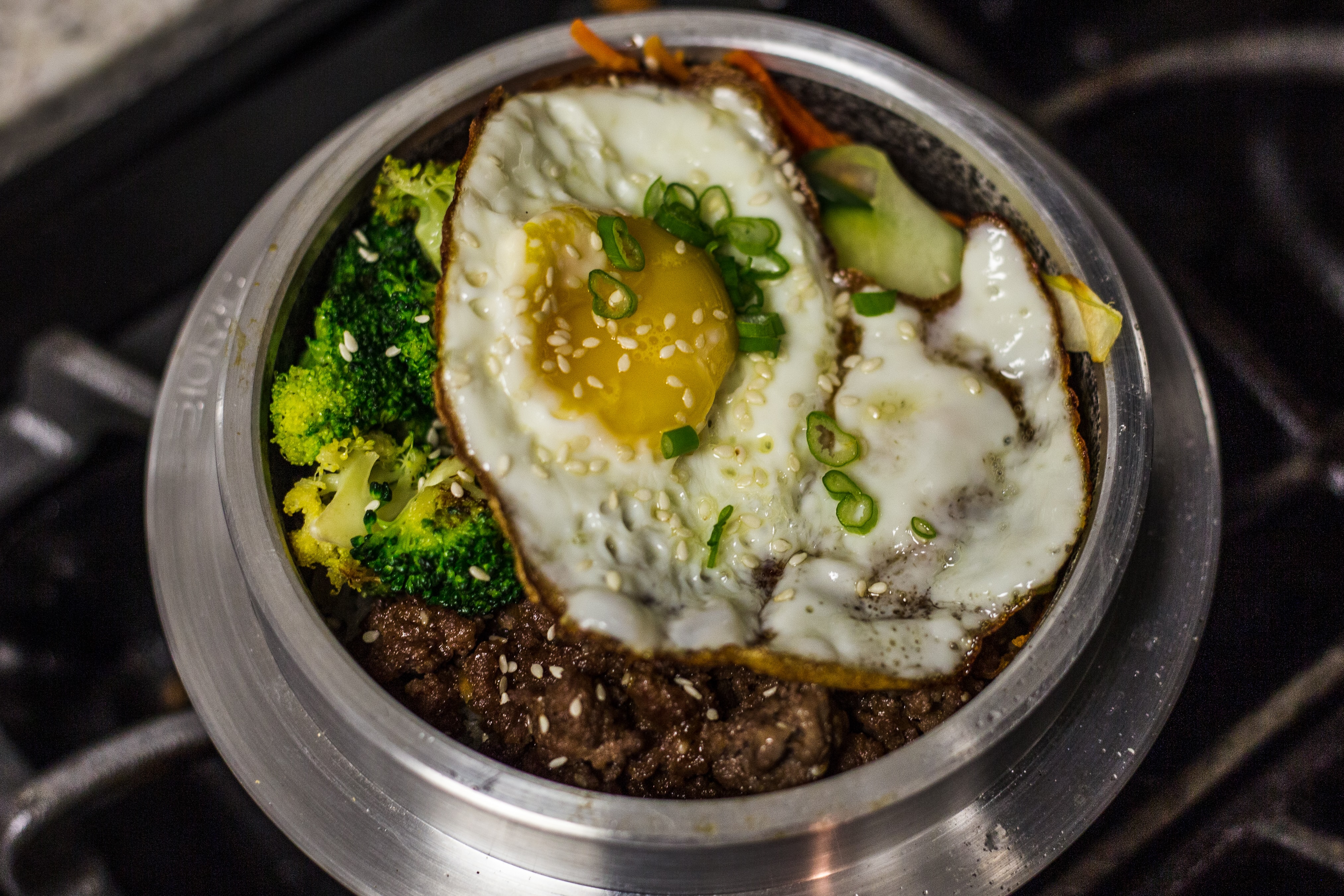 10-minute Lunch: Broccoli, Egg and Couscous Bowl
